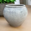 Flowerpot กระถางดินเผาทรงโอ่งเรียบ ขนาด 30 x 26 cm.