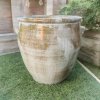 Flowerpot กระถางดินเผาติดหูเชือก 2 หู ขนาด 37 x 38 cm.