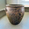 Flowerpot กระถางดินเผาติดหูเชือก 2 หู ขนาด 37 x 38 cm.