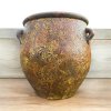 Flowerpot กระถางดินเผาทรงโอ่งมีหู 3 หู ขนาด 40 x 38 cm.
