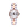 NEW YORK CLASSIC DATE 40MM SILVER ROSEGOLD / WHITE