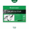 Renaissance (เรนาซองซ์) สมุดวาดเขียน แบบเรียบ 200g (หลายขนาด)