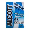 ALCOTT กระดาษถ่ายเอกสาร A4 70 แกรม (1 รีม / 500 แผ่น) - ห่อสีฟ้า