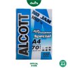 ALCOTT กระดาษถ่ายเอกสาร A4 70 แกรม (1 รีม / 500 แผ่น) - ห่อสีฟ้า ALCOTT กระดาษถ่ายเอกสาร A4 70 แกรม (1 รีม / 500 แผ่น) - ห่อสีฟ้า