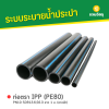 รหัสสินค้า : 6008006 ท่อตรา IPP (PE80) PN10 SDR13.6,S6.3 ยาว 1 ม. (คาดฟ้า)