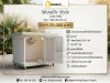 BIGBOXDESIGN รุ่น METALLIC STYLE-M08 ขนาด 150 X 100 X 125 CM. สีเขียว