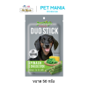 Jerhigh Duo Stick Spinach with Cheese Stick เจอร์ไฮ ขนมสุนัข รสผักโขมสอดไส้ชีส สติ๊ก ขนาด 50 กรัม.
