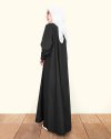 REEM COTTON DRESS - BLACK