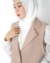 CLEO VEST - BEIGE