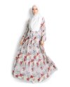 LULA SUMMER DRESS - Floral Grey