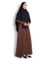 AISHA Abaya - Mahogany