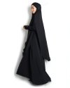 AISHA FRENCH KHIMAR - Large - Black