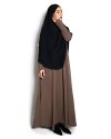 AISHA Abaya - Coffee
