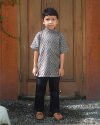 EID 1447H - AIRA SHIRT KIDS (Olive Grey)