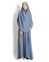 AISHA SET (Abaya & French Khimar) - MEDIUM - BlueDenim