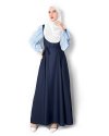 CANAN DRESS (NAVY-BLUE)