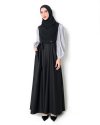 CANAN DRESS (BLACK-GREY)