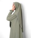 UZMA KNIT KHIMAR - GREEN