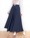 MIYA COTTON SKIRT - NAVY