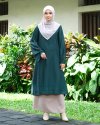 EID SERIES - MUGHALI KURTA TUNIC (Emerald Green)