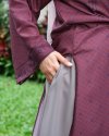 EID SERIES - PLAIN SKIRT (Grey Purple)