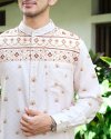 EID SERIES - MUGHALI SHIRT DAD (Beige)