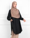 KALLA OVERSIZED TUNIC - BLACK