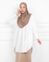 KALLA OVERSIZED TUNIC - BROKEN WHITE