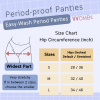 [ รุ่นซักง่าย ] กางเกงในอนามัย รองรับประจำเดือน ไม่ติดคราบ -  Easy Wash Panties