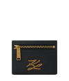 KARL LAGERFELD - K/AUTOGRAPH ZIPPED CARDHOLDER