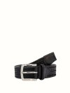BARBOUR STRETCH LEATHER BELT