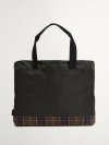 BARBOUR FIELD WAX TOTE BAG