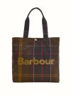 BARBOUR TELFIELD TARTAN TOTE BAG