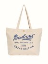 BARBOUR SCRIPT TOTE BAG