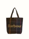 BARBOUR MINI TELFIELD TARTAN TOTE BAG