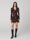 DVF NOELLE DRESS SHIP LIGHTS BLACK