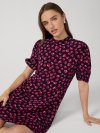 DVF DOLLY DRESS HIBISCUS DOT MARITIME