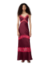 DVF EDEN DRESS CHERRY WOOD