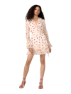 DVF MARIANNE DRESS BISOUS BISOUS CLOUD IVORY