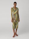 DVF	PHOENIX REVERSIBLE DRESS PAISLEY RHAPSODY SORBET/NEWPORT ST MULT