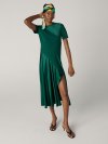 DVF ARAMINTA DRESS EVERGREEN