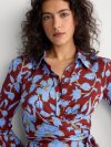 DVF	SANA TWO DRESS CERA FLOWER MULTI