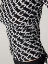 DVF LOGAN TOP CHAIN LINK MEDIUM BLACK