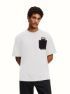 KARL LAGERFELD - IKON OUTLINE POCKET T-SHIRT