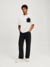 KARL LAGERFELD - IKON OUTLINE POCKET T-SHIRT