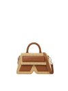 KARL LAGERFELD - IKON/K TPH CROSSBODY RAFFIA NATURAL TAN