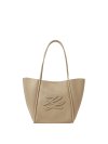 KARL LAGERFELD - K/AUTOGRAPH PATCH MD TOTE SAFARI