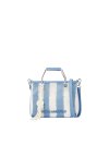 KARL LAGERFELD - IKON MESH SM TOTE BLUE BLOOM STRIPES