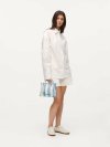 KARL LAGERFELD - IKON MESH SM TOTE BLUE BLOOM STRIPES