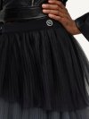 KARL LAGERFELD -  RTW-1  ASYMMETRIC TULLE SKIRT